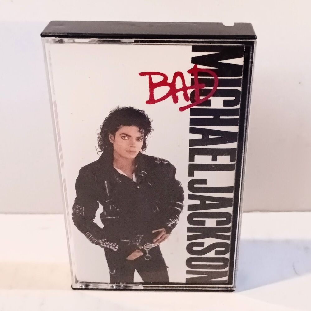 Michael Jackson Bad (Cassette, 1987)-Epic Records-First Run Production-Canada